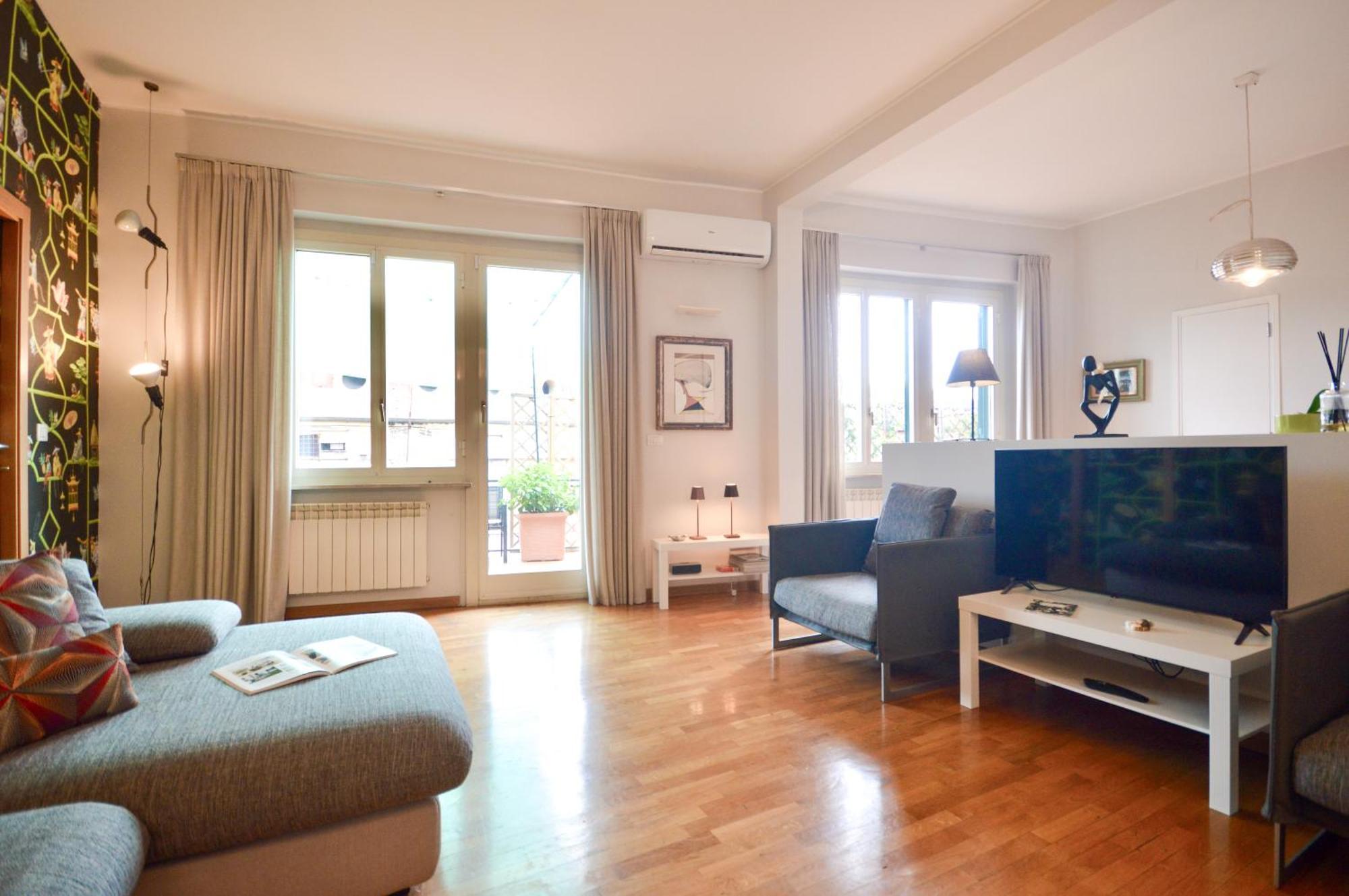 Splendido Attico A Appartement Rome